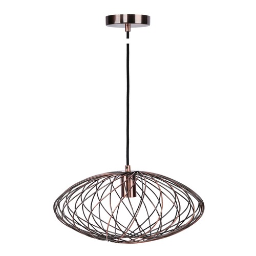 Linx Oval 7.5" Metal Pendant Lamp